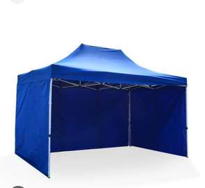 Canopy Tent Gazebo 3m by 6m with Sidewalls block