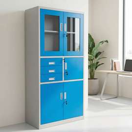 Office Cabinet; 2 Door Office Cabinet With Safe