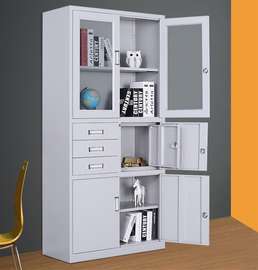 Steel 2 Door Office Cabinet with Safe