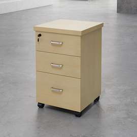 Office Cabinet; 3-Drawers Mobile Pedestal Cabinet