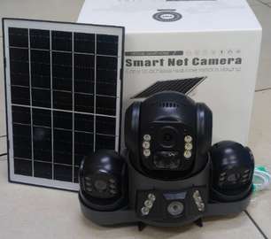 New Wireless 4g Tripple Lens V380proSolar Security Camera