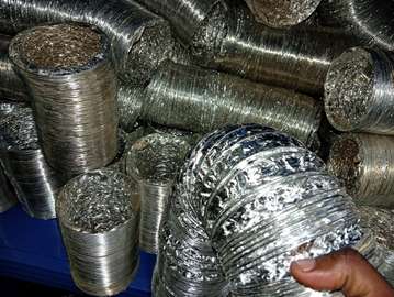 Aluminium duct pipe available