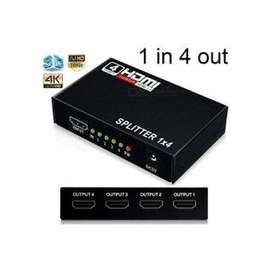 1X4 Full HD HDMI Splitter 4 Ports Hub 1 in 4 out