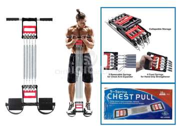 5-Spring Chest Expander Adjustable Resistance