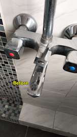 Shower glass Limescale/water marks removal