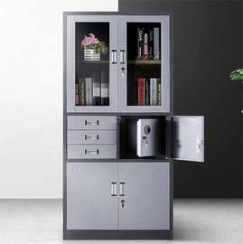 Office Cabinet : Office Quadral Storage Cabinet With safe