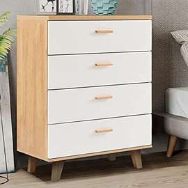 Home Cabinet; 4-Tier Bedroom Storage Dresser in Suneka