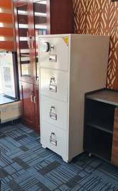 Fireproof Safe; 4 Drawer Digital Fireproof Safe