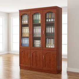 3-Door's Mahogany Storage Cabinet