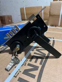 Steel door locks