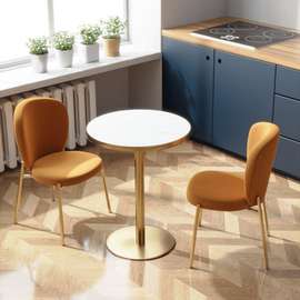Dining Table; Modern Marble Top Dining Table