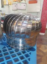 Wind turbine vents, cyclones