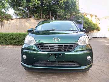 Make Toyota Passo Jungle green 2019 model fully loaded.