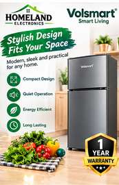 VOLSMART 118 litres double door refrigerator
