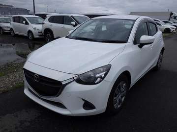Mazda Demio white color fully loaded 2017 model