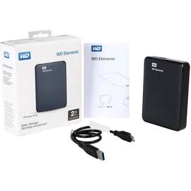 WD Elements External Hard Drive USB 3.0 Enclosure -Black