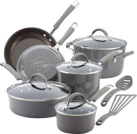 Rachael Ray Cucina Nonstick Cookware Set, 12 piece