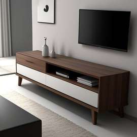 TV Stand; Elegant Modern Wooden TV Cabinet