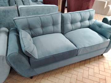 Butterfly  2-Piece Light Gray Sofa Set with Plush Cushions