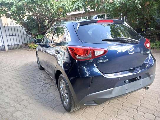 Mazda Demio blue color 2019 model fully loaded. image 3