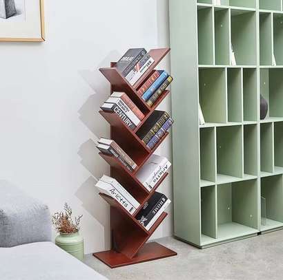 8 Tier Wooden Open Bookshelf image 14