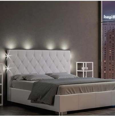King Size Modern Bed with Side Draws image 2