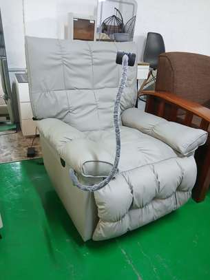 Sofas : Reclining Office Sofa with Tablet Holder image 4