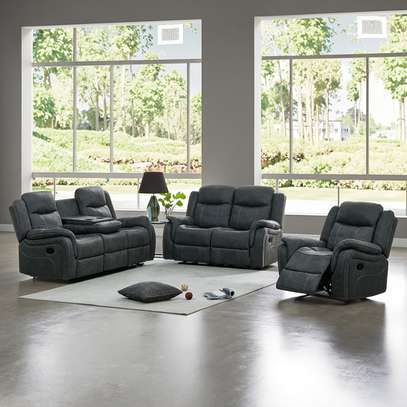Home Sofa: 5 Seater Recliner Home Sofa In Tabaka image 5