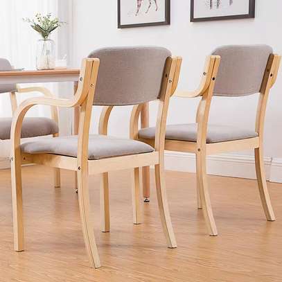 Conference Chair; Wooden Mid Back Conference Chair image 3