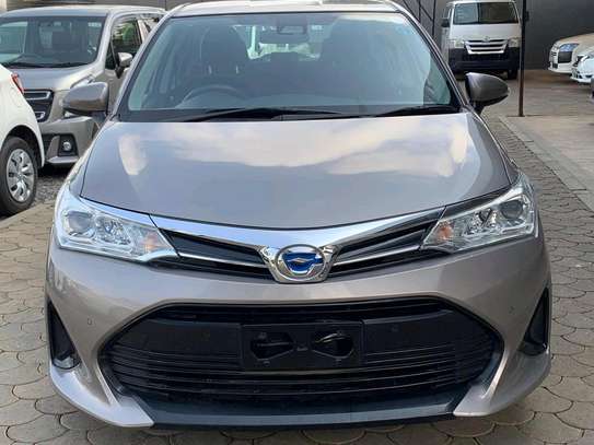 Toyota AXIO Silver color fully loaded 2019 model. image 2