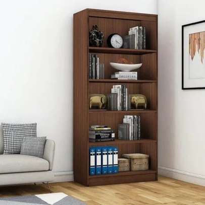 Wooden 5 Tier Open Bookshelf image 8
