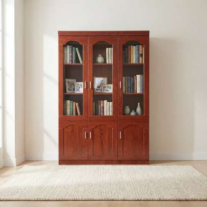 3 Door Mahogany Office Storage Cabinet image 5