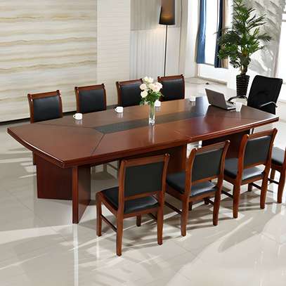 8-10 Seater Office Boardroom Meeting Table image 2