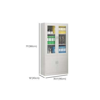 Office Cabinet: 2-Door Steel Frame Cabinet in Modern Style image 3