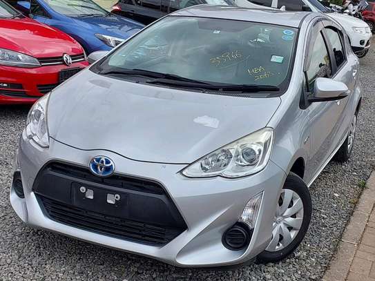 Toyota  Aqua silver Color 2018 model fully loaded image 9