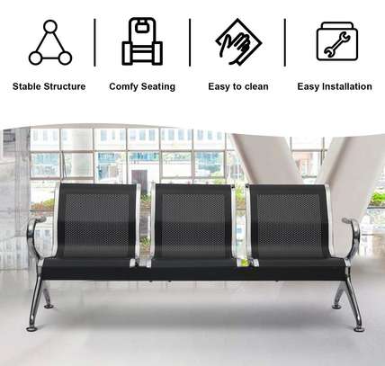 Benches : 3-Seater Clinic Reception Bench image 3
