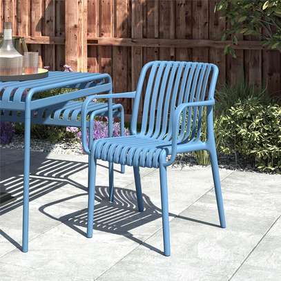 Outdoor Chair; White Plastic Outdoor Chair in Suneka image 5