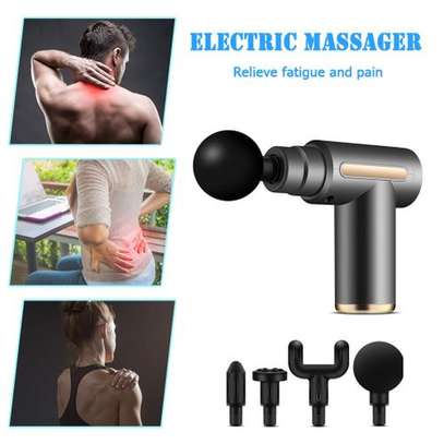 Portable Mini Massage Gun Pain Relief With 4 Heads image 3
