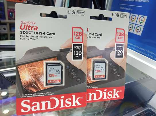 NEW SanDisk Ultra 128GB C10 SDXC SD Memory Card Full HD image 1