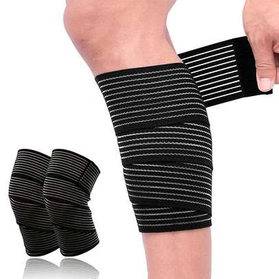 Knee Compression Bandage Wraps – Support For Legs pair image 2