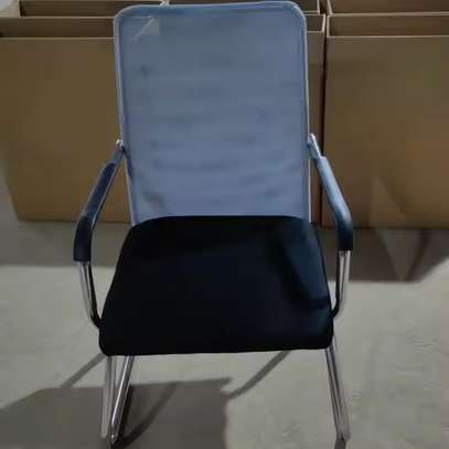 Office Chairs; Comfortable Without Wheel High Back image 3
