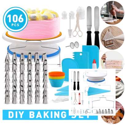 106pcs cake decorating tools set kit image 1