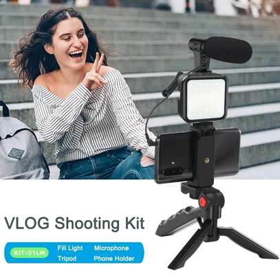 4 in 1 Microphone, Selfie Light, Tripod Stand image 3
