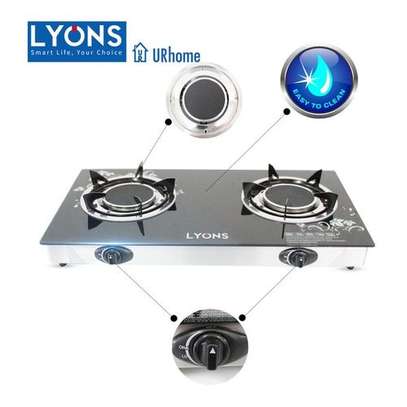 Lyons 2 Burner Glass Top And Infrared Double Burner image 1
