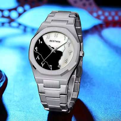 Arabic Men's Watches Quartz Fashion Creative Wristwatch image 5