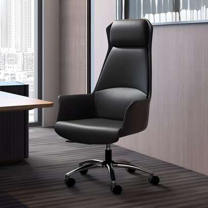 Office Chair: High Back Leather Management Office Chair image 5
