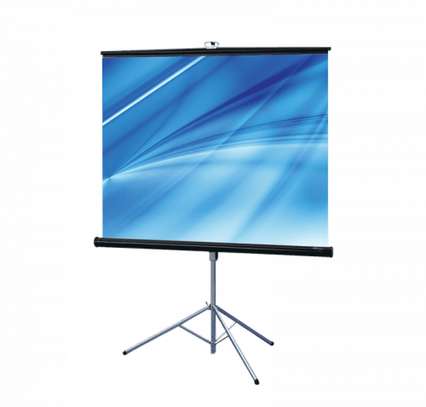 tripod projection screen 84*84 image 2