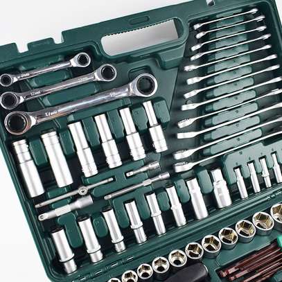 150 pieces of car wrench toolbox, socket wrench image 2
