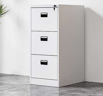 Office Cabinet: Three-Tier Vertical Modern File Cabinet image 6