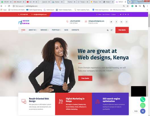 Domain and hosting and web development in Kenya image 1